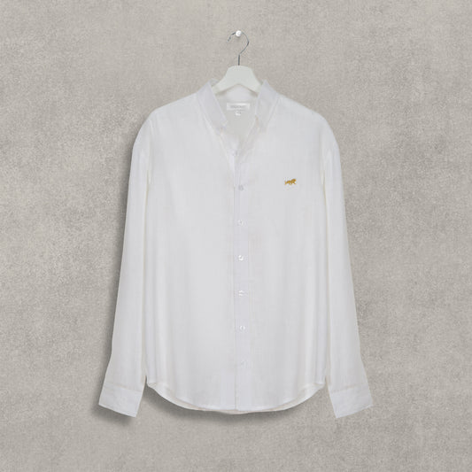 Classic White Linen Shirt
